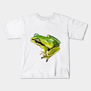 green frog Kids T-Shirt